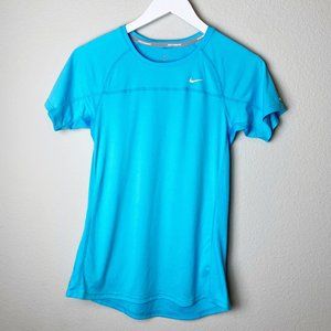 Nike DriFit Blue Athletic Workout Top | Size Small